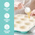 GreenLife 12-Cup Muffin Pan, PFAS-Free Healthy Nonstick Baking Tray, 11.4" x 1.9" x 15.9", Durable Ceramic Bakeware, Cupcakes, Egg Bites, Tarts, Brownies, Turquoise