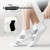 Mqamex 6 Pairs of Sports No Show Socks for Men and Women Terry Soles Absorb Sweat Breathable White Ankle Socks for Daily Wear Comfortable and Stylish Tubesocks Training Menswear Day Sporty heavy-duty cold weather outdoor sport sock thickened Athletic