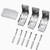 SUNOFF Free-Stop Roller Window Shades Hardware - Replacement Accessories Kit Roller Blinds(3 Brackets, Handle, Screws) - Easy to Install