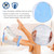 Sumifun Waterproof Foot Cast Covers for Shower Adult with Non-slip Padding Bottom, Watertight Ankle Cast Protector Keep Wounds Dry