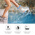 Sumifun Waterproof Foot Cast Covers for Shower Adult with Non-slip Padding Bottom, Watertight Ankle Cast Protector Keep Wounds Dry