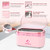 LifeBasis Ultrasonic Jewelry Cleaner, 17 OZ Ultrasonic Cleaner with 42kHz, Portable Jewelry Cleaner with 5 Cleaning Timer and Watch Holder for Jewelry Eyeglasses Watches Gold - Pink