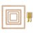 NBEADS 4Pcs 4 Sizes Wood Weaving Loom Kit, Square Knitting Loom Tools Notched Weaving Loom Basket for Adult Beginners Weaving and Weaving Lovers, 2/3/4/6 Inch