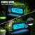 Solar Backlit Address Sign for Mailbox, RGBW House Number Plaque Double Side Illuminated Design IP65 Waterproof, Easy to Install Mailbox Topper for Vistor, Mailman, UberEats, Emergency Service