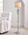 OYEARS Retro Farmhouse Floor Lamp for Living Room Rustic Standing Lamps Tree Trunk Deco Modern Country Vintage Wood Grain 59.75" Tall Corner Floor Lamp Bedroom Office