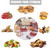 Sous Vide Bags 20pack Reusable Vacuum Food Storage Bags with 3 Sizes Vacuum Food Bags,1 Hand Pump,4 Sealing Clips for Food Storage and Sous Vide Cooking (Gray Kit)