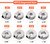 Saipe Drill Bit Stop Collar Split Ring Design Drill Bit Depth Stop Kit Includes 8pcs Imperial Sizes 1/8”- 1/2”and 8pcs Metric Sizes 3mm-16mm with Allen Wrench