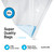 12 Large Storage Bags With Zipper Top - 3 Gallon Size, 16" x 18", Extra Large Plastic for Clothes, Travel, Moving, Large Reusable freezer bags, BPA-Free, 2-mil Thick