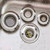 Drain Hair Catcher,Drain Stoper,Shower Drain Cover for Bathtub, Kitchen Sink Strainer, Stainless Steel Bathroom Sink, Drain Stopper with (4 PCS,Black,2.1 in)