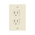ENERLITES Child Proof Outlet Cover, Self-Closing, Fits Both Duplex and Decorator Outlet, Safety Design, Tamper-Resistant Socket Plug for Receptacle, Size 4.68" x 2.93", 8800-TR, Light Almond