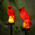 Baquler 2 Pack Cardinal Solar Lights Cardinal Outdoor Decor Red Bird Solar Light Bird Figurine Garden Stake for Pathway Garden Lawn Yard Decorations