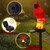 Baquler 2 Pack Cardinal Solar Lights Cardinal Outdoor Decor Red Bird Solar Light Bird Figurine Garden Stake for Pathway Garden Lawn Yard Decorations