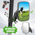 10L0L No-Drilling Golf Cart Side Mirrors - Universal Fit for Yamaha/Club Car/EZGO, 180° Foldable Shatterproof Glass with Anti-Fog & Reflective Stickers