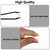 Xinjoduz 6 Pairs Eyeglass Nose Pads Cover, 4mm Wide Hole Clear Silicone Nose Pads for Eyeglass Nose-Pads Soft Cushion Slip-on Eyewear Protective Covers for Noses Bridge Pad Eye Glass Repairing Kit