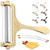 Zulay Kitchen Cheese Slicer With Adjustable Thickness – Heavy Duty Block Slicer with 2 Extra Wires – Ideal for Mozzarella, Cheddar, Gouda - Gold