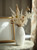 Parlamain Set of 12 White Ceramic Vase for Pampas Grass Flowers, Japandi Small Vases in Bulk for Wedding Centerpieces, Shelf and Table Decorations, Living Room and Bedroom Decor, DIY Gift