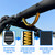 ROMASO Roll Bar Grab Handles for Jeep,Grip Handle for Jeep Wrangler YJ TJ JK JKU JL JLU,Paracord/250 Pounds Load,Black&Yellow,Pack of 2