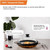 OEC Vented Splatter Guard Microwave Glass Cover for Food with Easy-Grip Handle, 12.5 inch (Inner Diameter 11.8”), Food Grade Tempered Glass, BPA Free Silicone Rim with Steam Vent - Dishwasher Safe