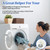 2 Pack Washing Machine Door Prop Open, Easy to Use Washer Door Prop Stopper, Fits Washer Dishwasher Dryer Door Prop Open Keep for Proper Ventilation & Drying, Silicone Laundry Accessories, Grey