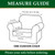 CRFATOP 2 Piece Soft Fitted Sofa Couch Cover Stretch Armchair Cover Slipcovers 1 Seat Chair Slip Cover with Arms Washable Furniture Protector for Living Room Pet Dog,(Small,C04)