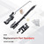 AFEISOL Sunroof Repair Kit for 2000-2014 F150 2005-2016 F250 F350 F450, 2000-2017 Lincoln Navigator Mark LT | Sunroof Track Assembly Replaces# 02ESR1201ABK