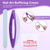 Nail Buffers Blocks For Nails, Manicure Polishing Kit, Nail Art Buffing Cream+Nail Brush Buffer+Polishing Strip Nail Care Tools Set Nail Buffer Block for Professional Manicure Pedicure Salon