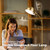 LALISU Dimmable Floor Lamp with Flexible Gooseneck and Rotatable Shade, Modern Style Standing Tall Lamp, E26 Socket, LED Reading Lamp (Gold)
