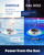 PoolPrime Pool Thermometer Easy to Read, Solar Pool Light with 8 RGBW Color Modes, Dual Dightal Displays for Inground Above Ground Pools (Deepblue)