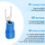 PRECIHW 300 Pcs Fork Spade Wire Terminals, U-Type Terminal Connectors, Insulated 22-16/16-14/12-10 AWG Electrical Crimp Connectors (Red/Blue/Yellow)