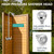 Aolemi Outdoor Shower Fixtures, 31" Exposed Shower System with Shower Head, 2-Handle Outdoor Shower Kit, 3 Inch Center Brass Mixing Valve, Polish Chrome