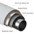 EBOATOP Shower Curtain Rod Tension- Never Rust No Drill Non-Slip Spring Tension Shower Rod, 43-73 inches 304 Stainless Steel, Brushed Nickel