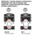 Hitorhike Fishing Rod Holder Universal Fit Kit with Mount Allows for 360-degree Adjustment Kayak Fishing Boat Rod Holder (Fishing Rod Holder x2+Rail Mount x2)