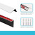 Blindify Light Blocking Strips, Light Blockers for Window Shades and Blinds, Block Light Along The Sides Blackout Side Tracks for Bedroom, White 2 Pcs