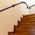 HouseAid 16FT Industrial Pipe Wall Handrail, Farmhouse Stairway Railing with 1-1/4 Inch Diameter Pipe, Vintage Style Stairs Handrail, Wall Mounted, Matte Black