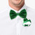Man of Men Sequin Bow Ties for Men - Pre-tied Adjustable Length Bowtie, Many Colors to Choose From (Green)