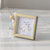PLUSCHEN 5x5 Blue Beige Square Picture Frame, 5x5 Resin Photo Frame, Wall and Desktop Display Picture Frame, Plexiglass