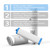 FRIZZLIFE ASR411 Replacement Filter Cartridge for PD1000-TAM4 Reverse Osmosis System (1st Stage)