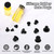 100PCS Silicone Rubber Tapered Plug, Coldairsoap Black T-Type Hole Plug High Temp 10 Sizes for Round Hole Plugs, Spraying, Powder Coating, Painting Waterproof Sealing Protection (Black)