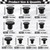 100PCS Silicone Rubber Tapered Plug, Coldairsoap Black T-Type Hole Plug High Temp 10 Sizes for Round Hole Plugs, Spraying, Powder Coating, Painting Waterproof Sealing Protection (Black)