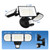 150W Motion Sensor Lights Outdoor for Outside, 15000LM LED Flood Lights Outdoor wired Dusk to Dawn, Exterior Security Floodlight Fixture Waterproof IP65, Outdoor Lighting for House, Garage 2 Pack