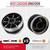 Unicook 6 Pack Gas Grill Burner Knobs Replacement, Chrome Plated Plastic with Nonslip Grip, 6 Grill Control Knob and 18 Adaptors, Fits Gas BBQ with D Shaped Valve Stem