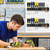 2 Pcs Screwdriver Plier Organizer Wall Mount, Screwdriver Rack, Metal Plier Holder Utility Tool Holder Organizers and Storage Rack for Garage Workshop Workbench Tool Chest Cart