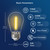 FLSNT 48 Pack LED S14 Replacement Light Bulbs for String Light, Waterproof Outdoor LED Bulbs, E26 Base, 2200K Warm White, Non-Dimmable