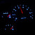 HERCOO Blue LED Light Bulbs for Instrument Gauge Cluster Speedometer Compatible with 2002-2006 Dodge Ram 1500 2500 3500