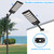 BrightWe 4 Pack Solar Street Light Outdoor 30000LM 6500K Waterproof Motion Sensor LED Solar Powered Flood Light with Remote Control Dusk to Dawn Commercial Area Lighting for Outside Parking Lot