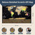 Landmass Scratch Off World Map, with Wood Hanger Frame, Extra Large 36x24 Inch Travel Map Poster, Scratchable Flags and Countries, Wall Art for Travelers, Adventure Gift for Home or Office Decor Landmass Scratch Off World Map, with Wood Hanger Frame, Extra Large 36x24 Inch Travel Map Poster, Scratchable Flags and Countries, Wall Art for Travelers, Adventure Gift for Home or Office Decor