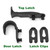 TonGass Mailbox Latch Clips Replacement Compatible with Group Standard Mailboxes, Post Mailboxes Door Latch Replacement Kit for Mailbox Repair - Easy to Install No Additional Mounting Hardware Needed