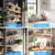 WEKIS 6 Inch Floating Shelf Brackets White, Hidden Invisible L Shelves Brackets, 1/5 Inch Heavy Duty Metal Industrial White Shelf Bracket Hardware Supports, 6 Pack Brackets for Wood Shelves