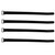 EALER Heavy Duty Hockey Shin Straps for Easy Use (Black)