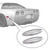OLIMPOCICLI Chrome Rear Side Marker Louvers Fits for 1997-2004 Corvette